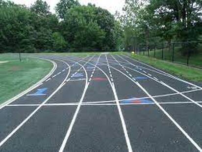 Asphalt Athletic Track